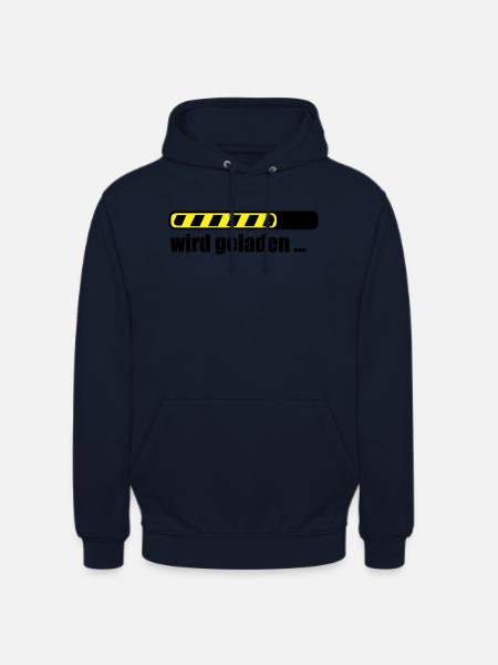 Ladebalken PC loading Computer Download - Unisex Hoodie - Navy
