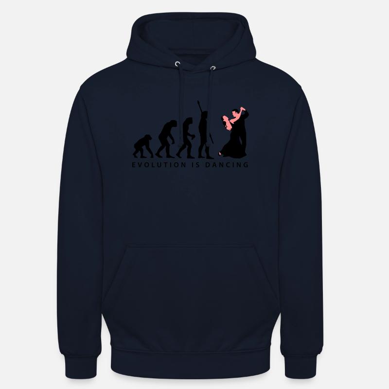 evolution_tanzpaar_b_2c - Sweat-shirt à capuche unisexe - marine