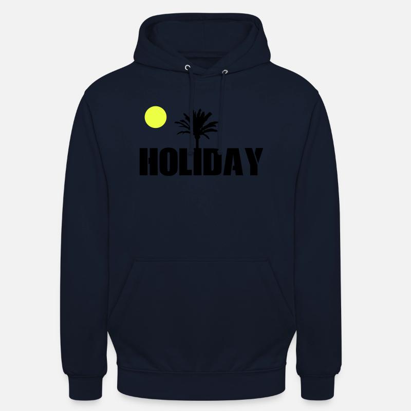 Vacances - Sweat-shirt à capuche unisexe - marine