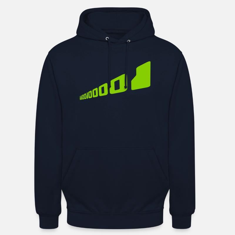 Langage de programme de code binaire Sweat-shirt à capuche unisexe