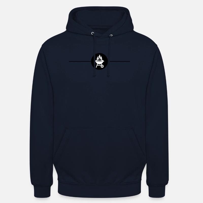 Grill Symbol Grilling Line - Unisex Hoodie - navy