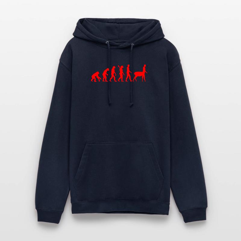 Evolution vers le centaure Sweat-shirt à capuche unisexe