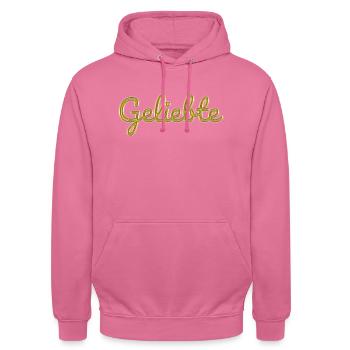 Geliebte - Unisex Hoodie - Pink - Vorne - Alina (178cm) & Michal (187cm)