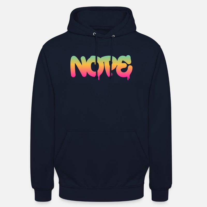 Nope - Dites simplement non! - Sweat-shirt à capuche unisexe - marine