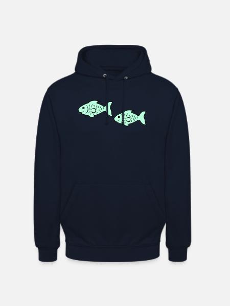 fish2 - Unisex Hoodie - navy