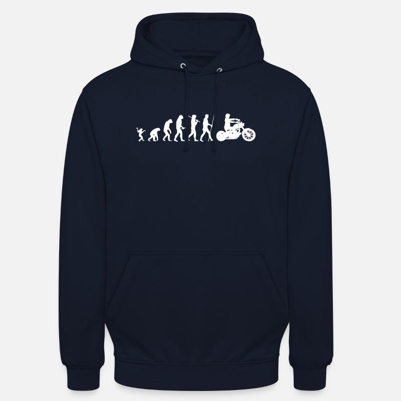 Evolution Motorrad - Unisex Hoodie - Navy