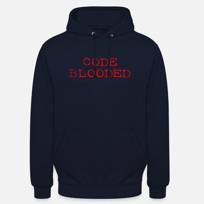 Code Blooded Cooler Programmierer-Codierer Code-Blooded Unisex Hoodie