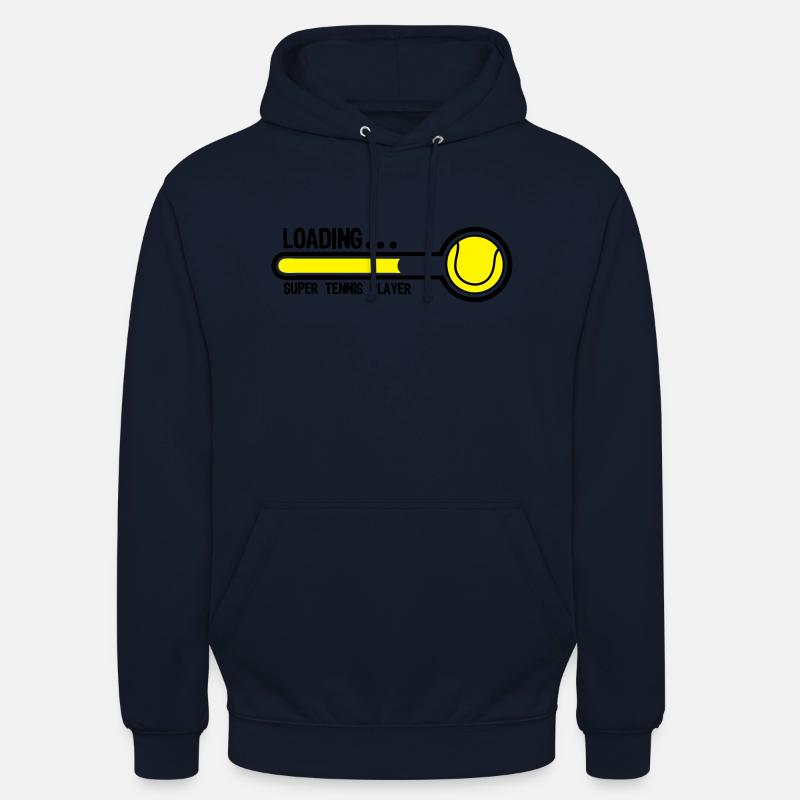 tennis loading super player - Sweat-shirt à capuche unisexe - marine
