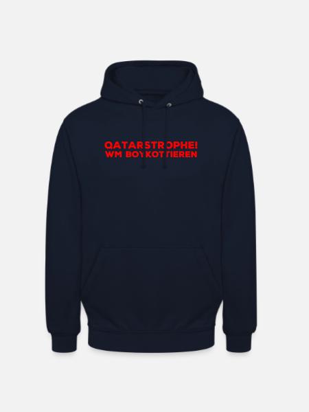 Qatar Katastrophe - Unisex Hoodie - Navy
