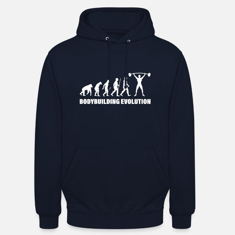 CULTURISME EVOLUTION - Sweat-shirt à capuche unisexe - marine