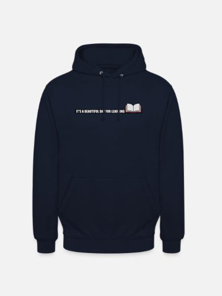 beautiful day for learning - Unisex Hoodie - navy