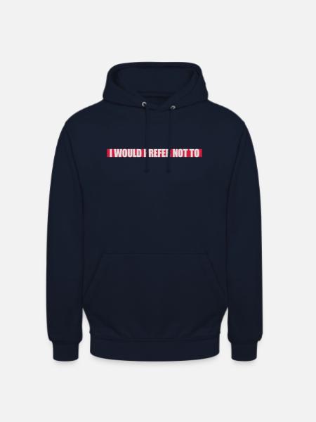 I prefer not to - Unisex Hoodie - navy