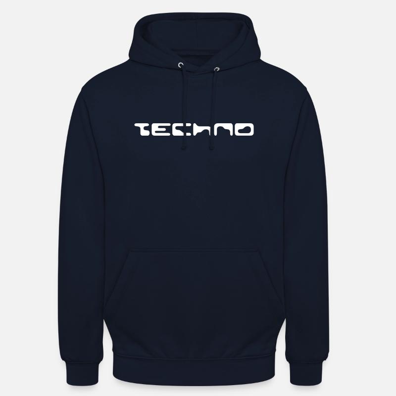 Techno-Logo-Design - Unisex Hoodie - Navy