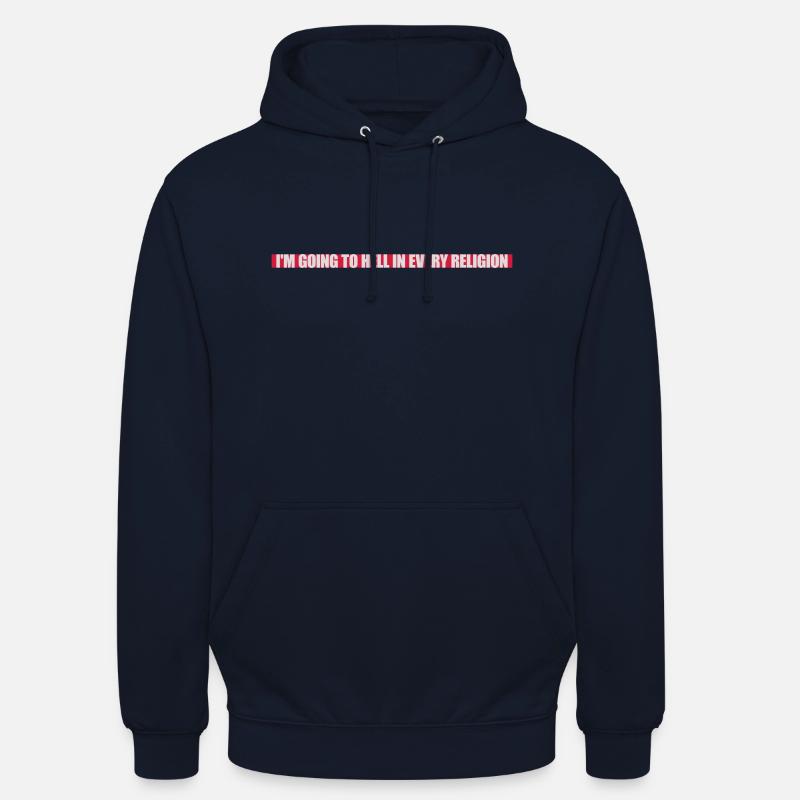 in going to hell - Unisex Hoodie - navy