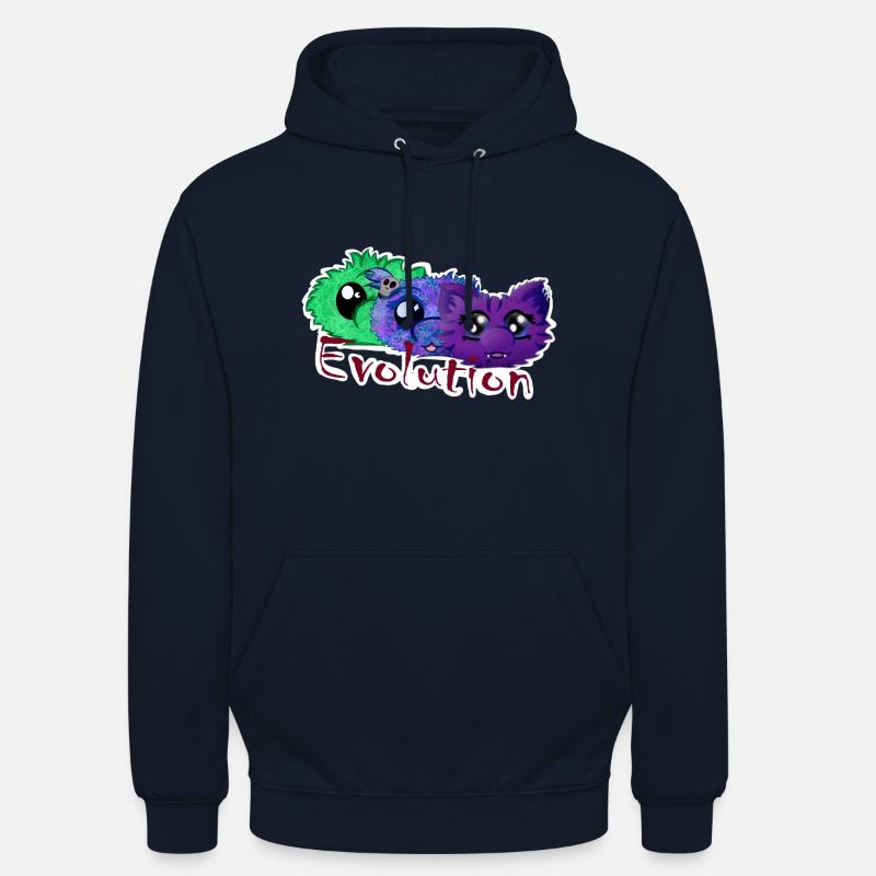 Évolution de nan0 - Sweat-shirt à capuche unisexe - marine