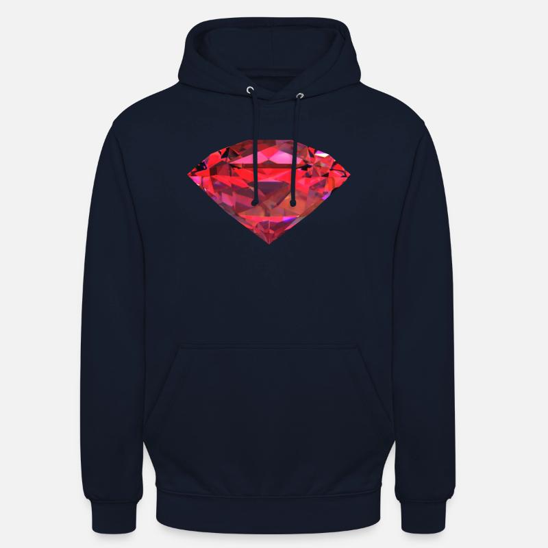 Reddish Ruby - Unisex Hoodie - navy
