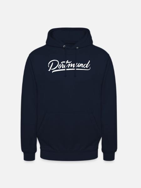 Dortmund - Sweat-shirt à capuche unisexe - marine