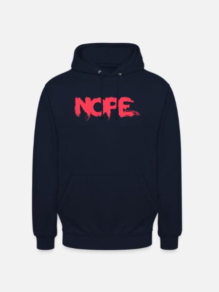 NOPE - sei kein ja-Sager! - Unisex Hoodie - Navy