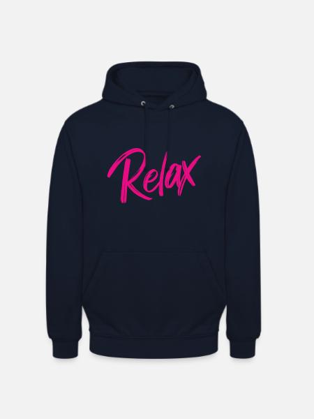 relax pink - Unisex Hoodie - Navy