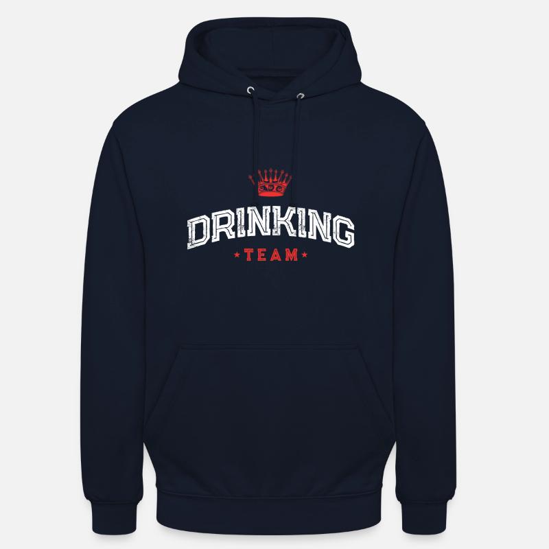 Équipe de boisson - Sweat-shirt à capuche unisexe - marine
