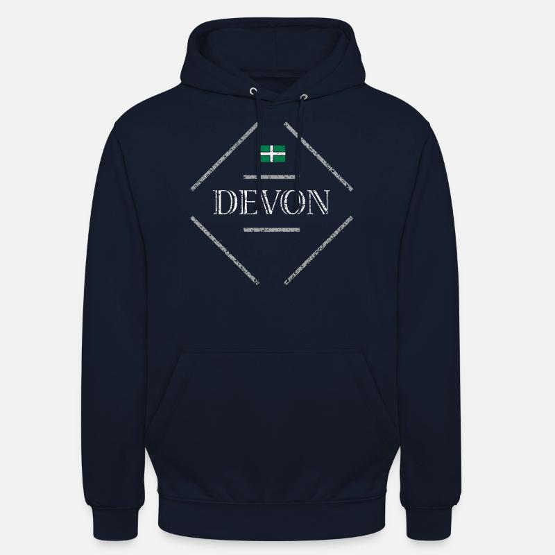 Devon - Sweat-shirt à capuche unisexe - marine
