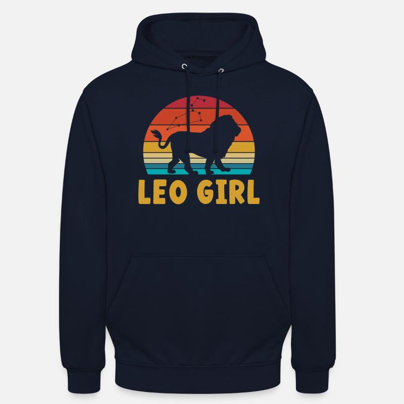 Sternzeichen Löwe - Unisex Hoodie - Navy