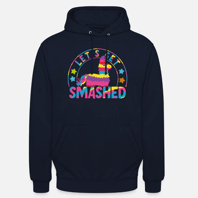 Faisons smashed Pinata - Sweat-shirt à capuche unisexe - marine