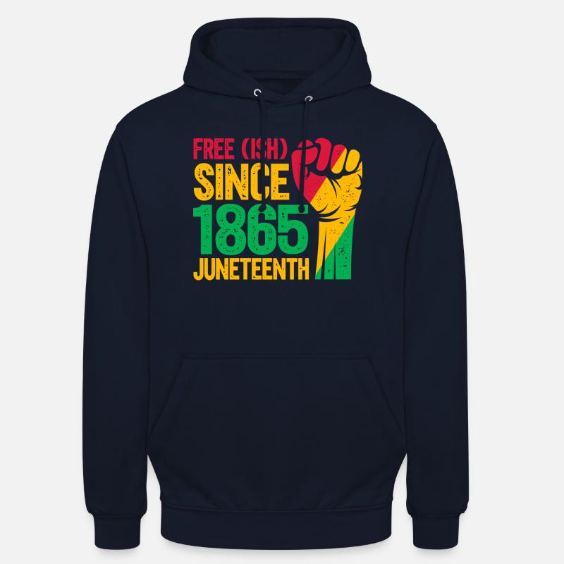 Juneteenth - Sweat-shirt à capuche unisexe - marine