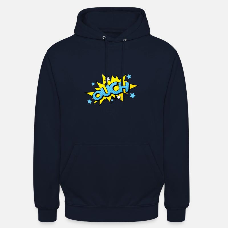 Comic Comicstyle Comic-Strips Nerd Superheld - Unisex Hoodie - Navy