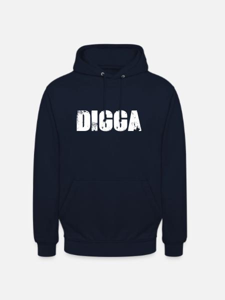 Digga - Unisex Hoodie - Navy