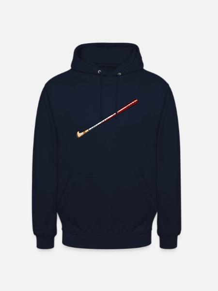 Hockeyschläger Eishockeyteam - Unisex Hoodie - Navy