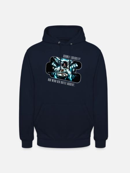 Caffeine Zero-G - Schwerelos durch Koffein - Unisex Hoodie - Navy