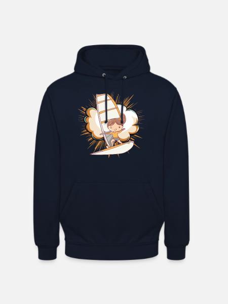 Windsurfen Windsurfing - Unisex Hoodie - Navy