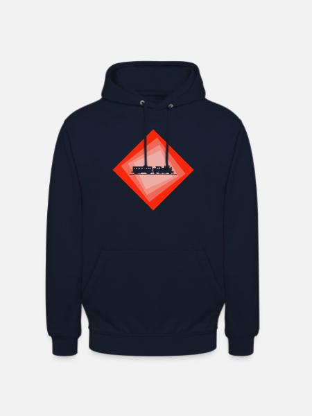 Dampflok Lokomotive - Unisex Hoodie - Navy