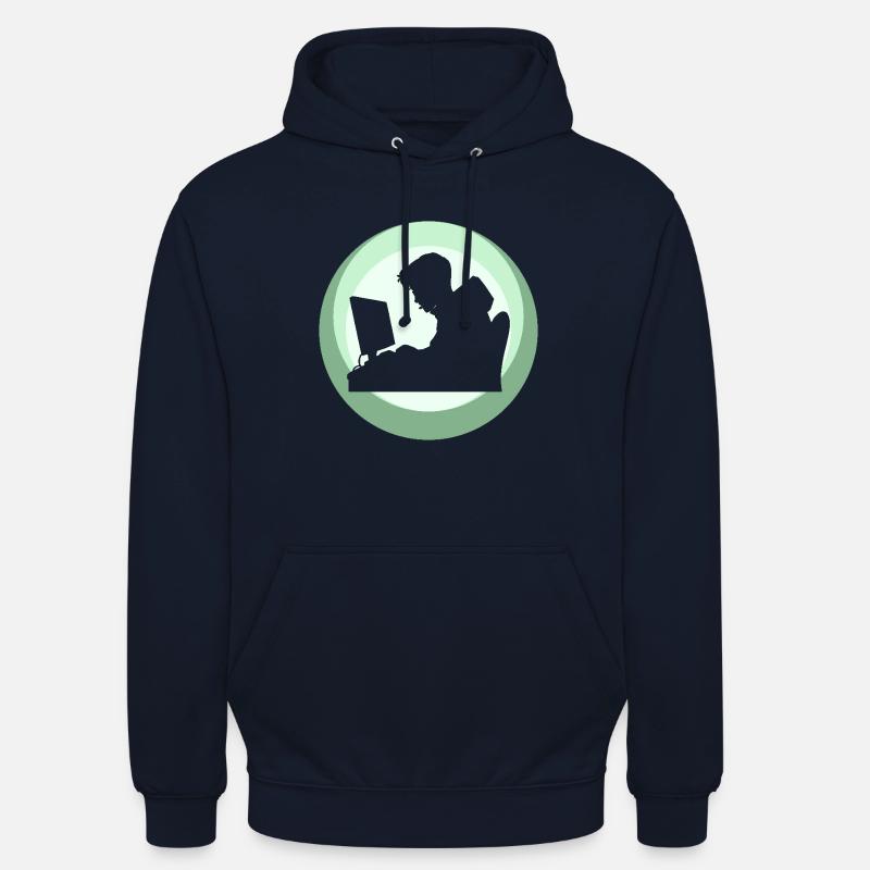Hacker Informatik Student - Unisex Hoodie - Navy