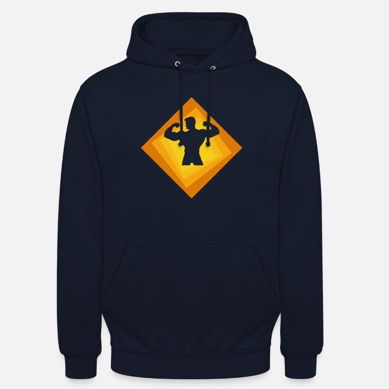 Musculation Musculation - Sweat-shirt à capuche unisexe - marine