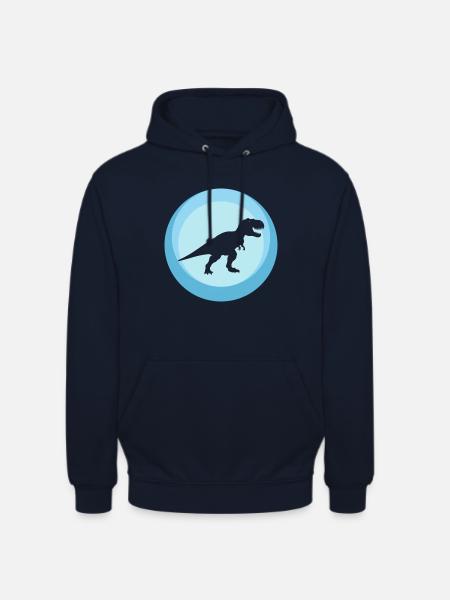 Dinosaurier Rex Reptil - Unisex Hoodie - Navy