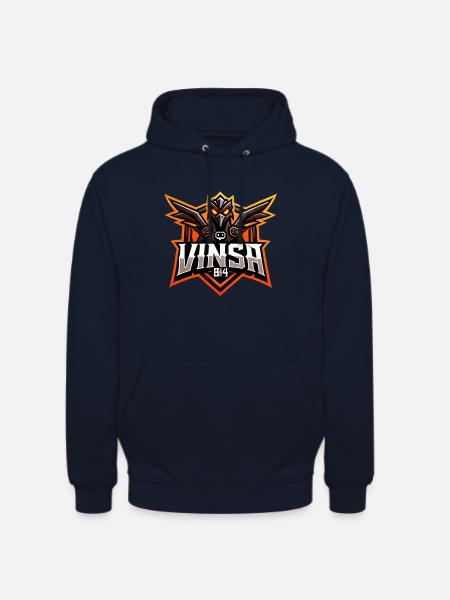 Nur Red Eagle-Logo - Unisex Hoodie - Navy