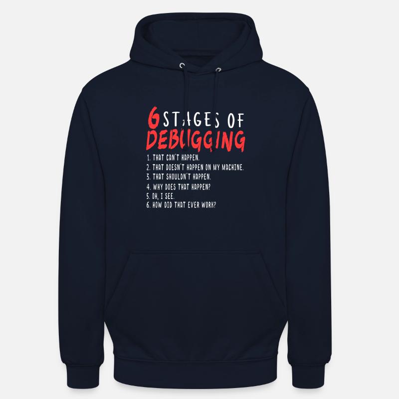 Debugging Definition Programmer I Troubleshooting Unisex Hoodie