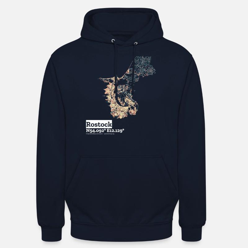 Rostock Basic Pastels - Unisex Hoodie - Navy