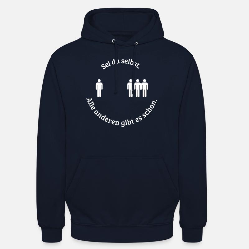 Sei du selbst. - Unisex Hoodie - Navy