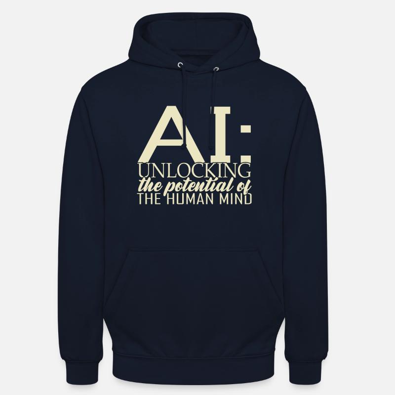 Artificial Intelligence Deep Learning - Unisex Hoodie - navy