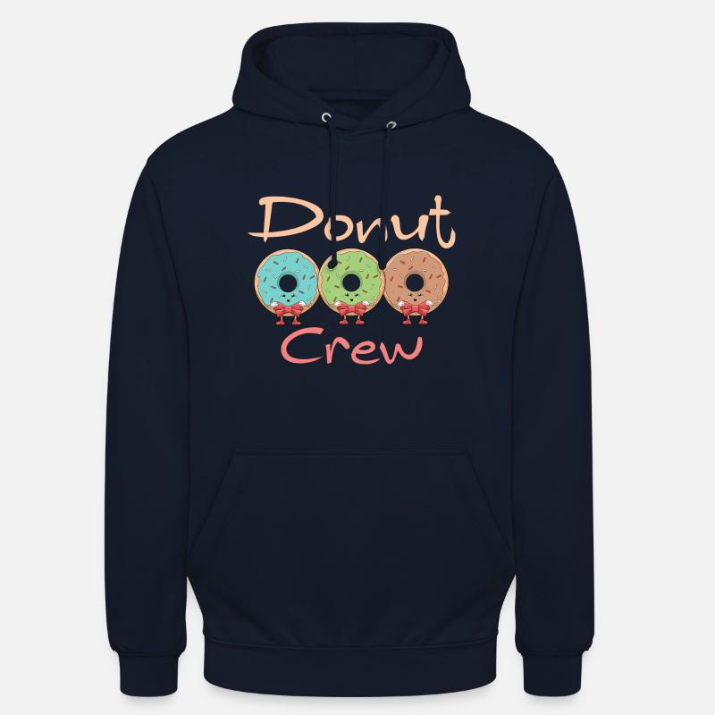 Équipage de beignets - Sweat-shirt à capuche unisexe - marine