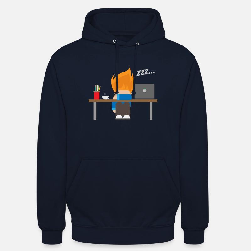 Sleeping - Developer's Night - Gift Idea - Unisex Hoodie - navy