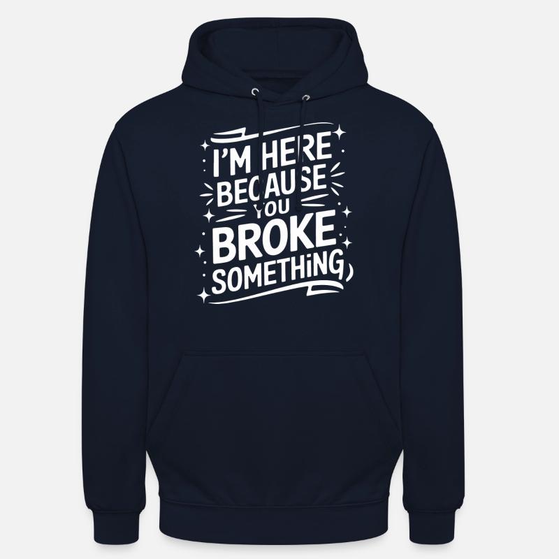 Technischer Support Computerfreak Nerd - Unisex Hoodie - Navy