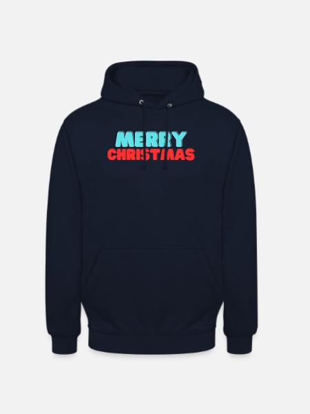 MerryChristmas - Unisex Hoodie - Navy