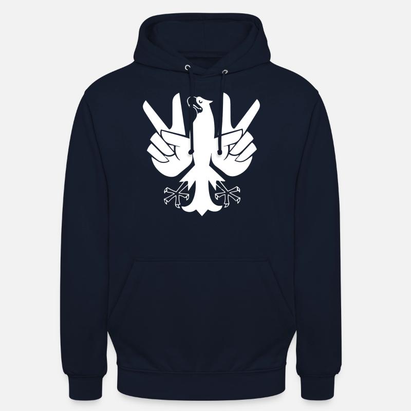 Cool Peace Eagle | Peace Eagle | German eagle Unisex Hoodie