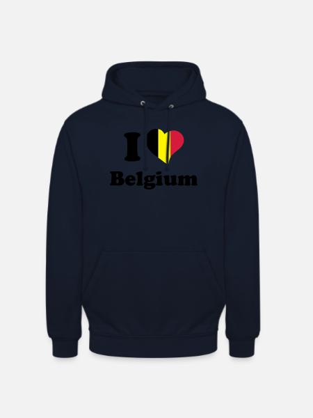 I love Belgium - Unisex Hoodie - navy