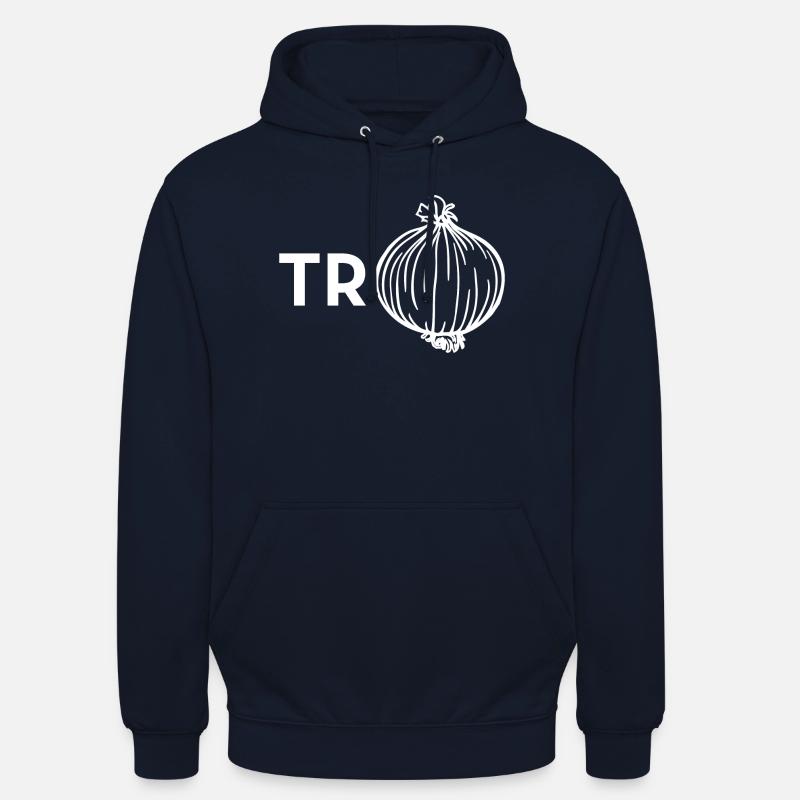 Pull à l’oignon - Sweat-shirt à capuche unisexe - marine