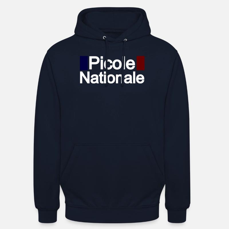 Picole nationale - Sweat-shirt à capuche unisexe - marine